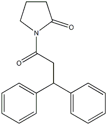 1-(3,3-Diphenylpropionyl)pyrrolidin-2-one|