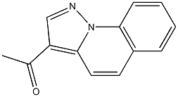 3-Acetylpyrazolo[1,5-a]quinoline 结构式