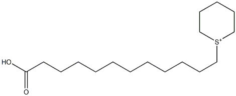 1-(11-Carboxyundecyl)hexahydrothiopyrylium 结构式