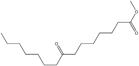8-Oxopentadecanoic acid methyl ester 结构式