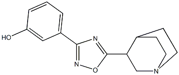 5-(1-Azabicyclo[2.2.2]octan-3-yl)-3-(3-hydroxyphenyl)-1,2,4-oxadiazole