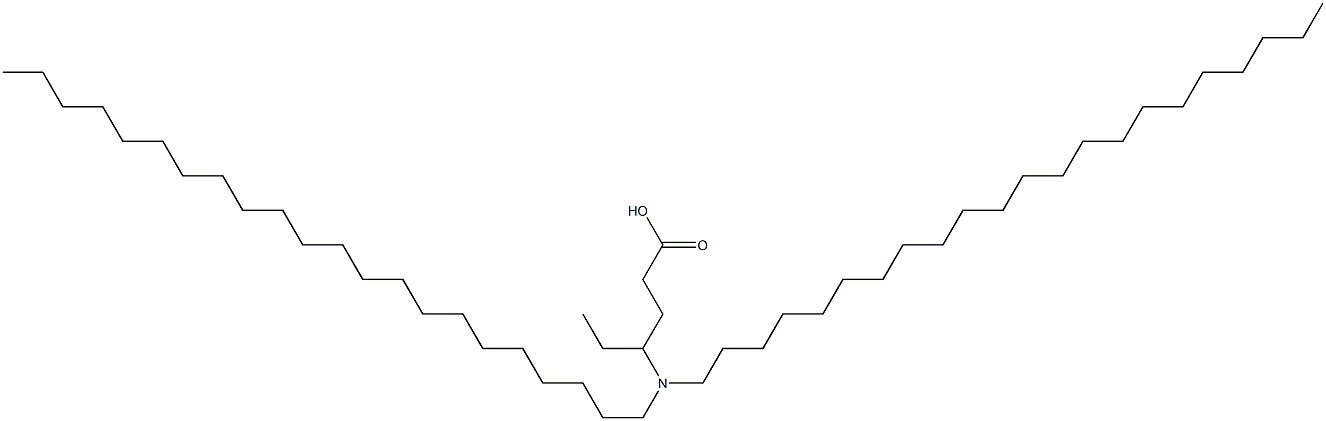 4-(Didocosylamino)hexanoic acid Structure