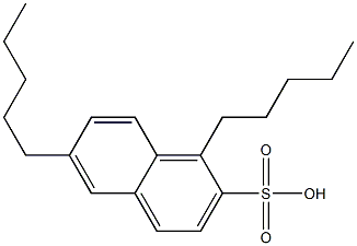  1,6-Dipentyl-2-naphthalenesulfonic acid