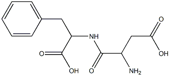 3-アミノ-3-[N-(1-カルボキシ-2-フェニルエチル)カルバモイル]プロピオン酸 化学構造式