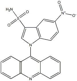 1-(Acridin-9-yl)-5-nitro-1H-indole-3-sulfonamide