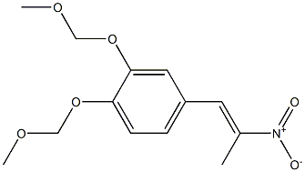 1,2-Bis(methoxymethoxy)-4-[(E)-2-nitro-1-propenyl]benzene,,结构式