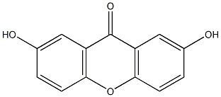 2,7-Dihydroxy-9H-xanthen-9-one,,结构式