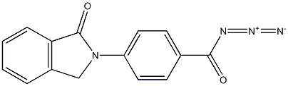 4-[(1-Oxo-1,3-dihydro-2H-isoindol)-2-yl]benzoyl azide Struktur