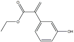 3-Hydroxyatropic acid ethyl ester Structure