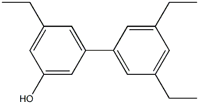 3-Ethyl-5-(3,5-diethylphenyl)phenol Struktur