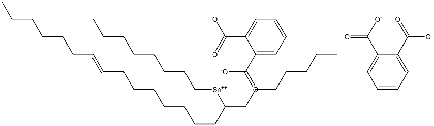 Bis[phthalic acid 1-(8-pentadecenyl)]dioctyltin(IV) salt