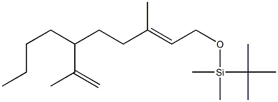 1-(tert-Butyldimethylsiloxy)-3-methyl-6-(1-methylethenyl)-2-decene