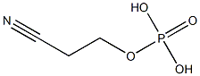 Phosphoric acid 2-cyanoethyl ester Struktur