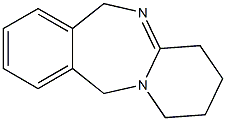 1,2,3,4,6,11-Hexahydropyrido[1,2-b][2,4]benzodiazepine,,结构式