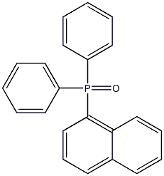 Diphenyl(1-naphtyl)phosphine oxide Structure