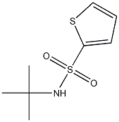 N-tert-ブチルチオフェン-2-スルホンアミド 化学構造式