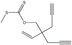 Dithiocarbonic acid O-[2-ethenyl-2-(2-propynyl)-4-pentynyl]S-methyl ester