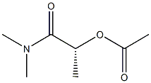 [R,(+)]-2-(Acetyloxy)-N,N-dimethylpropionamide Struktur