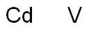 Vanadium cadmium Structure