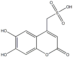 2-Oxo-6,7-dihydroxy-2H-1-benzopyran-4-ylmethanesulfonic acid