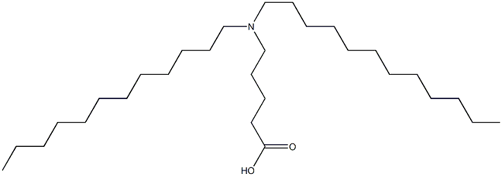 5-(Didodecylamino)valeric acid Struktur