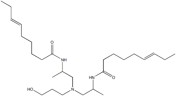 N,N'-[3-Hydroxypropyliminobis(1-methyl-2,1-ethanediyl)]bis(6-nonenamide) Structure