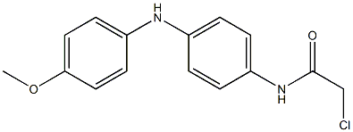 2-Chloro-4'-(4-methoxyanilino)acetoanilide,,结构式