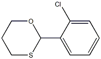 2-(2-Chlorophenyl)-1,3-oxathiane Structure