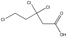 3,3,5-Trichlorovaleric acid Structure