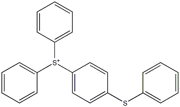 Diphenyl 4-(phenylthio)phenylsulfonium,,结构式