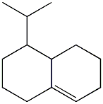 1,2,3,4,4a,5,6,7-Octahydro-4-isopropylnaphthalene Structure