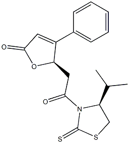 (5R)-5-[[(4S)-4-Isopropyl-2-thioxothiazolidin-3-yl]carbonylmethyl]-4-phenylfuran-2(5H)-one