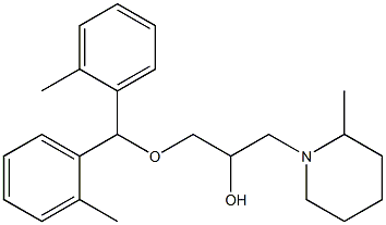 1-[Bis(2-methylphenyl)methoxy]-3-(2-methyl-1-piperidinyl)-2-propanol|