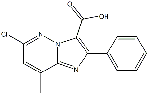 6-Chloro-8-methyl-2-phenylimidazo[1,2-b]pyridazine-3-carboxylic acid|