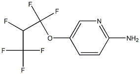 2-Amino-5-(1,1,2,3,3,3-hexafluoropropyloxy)pyridine 结构式