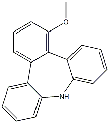 1-Methoxy-9H-tribenz[b,d,f]azepine Struktur