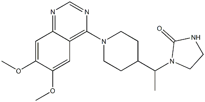 1-[1-[1-(6,7-Dimethoxyquinazolin-4-yl)piperidin-4-yl]ethyl]imidazolidin-2-one