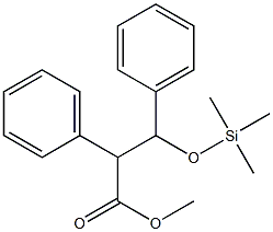  2,3-Diphenyl-3-(trimethylsilyloxy)propionic acid methyl ester