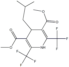 1,4-Dihydro-2,6-bis(trifluoromethyl)-4-isobutylpyridine-3,5-dicarboxylic acid dimethyl ester