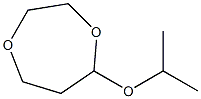 5-イソプロポキシ-1,4-ジオキセパン 化学構造式
