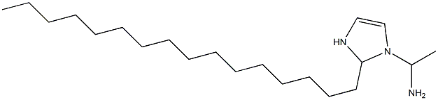 1-(1-Aminoethyl)-2-hexadecyl-4-imidazoline Structure