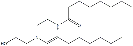 N-[2-[N-(2-Hydroxyethyl)-N-(1-octenyl)amino]ethyl]octanamide Structure