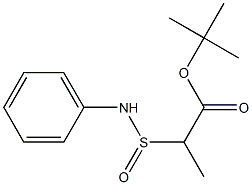 2-[(Phenyl)aminosulfinyl]propionic acid tert-butyl ester,,结构式