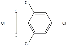2,4,6-Trichloro-1-(trichloromethyl)benzene,,结构式