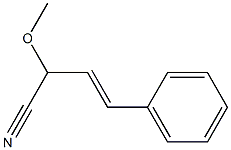 (E)-2-Methoxy-4-phenyl-3-butenenitrile 结构式