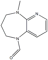 2,3,4,5-Tetrahydro-5-methyl-1H-pyrido[2,3-b][1,4]diazepine-1-carbaldehyde Structure