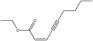 (Z)-2-Nonen-4-ynoic acid ethyl ester 结构式