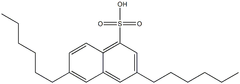 3,6-Dihexyl-1-naphthalenesulfonic acid