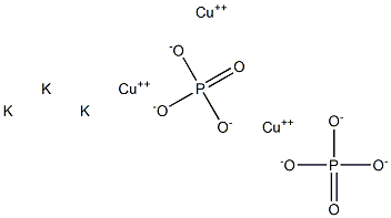 Phosphoric acid potassiumcopper(II) salt Struktur