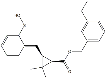 (1R,3S)-2,2-Dimethyl-3-[[(3E)-2,3,4,5-tetrahydro-2-oxothiophen]-3-ylidenemethyl]cyclopropane-1-carboxylic acid-3-ethylbenzyl ester